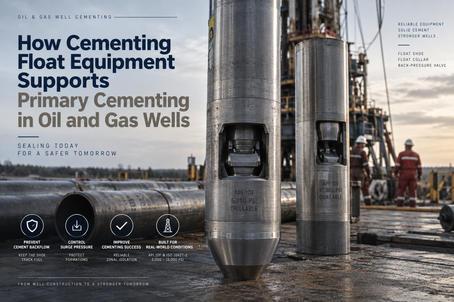 أحدث مدونات الشركة حول How Cementing Float Equipment Supports Primary Cementing in Oil and Gas Wells