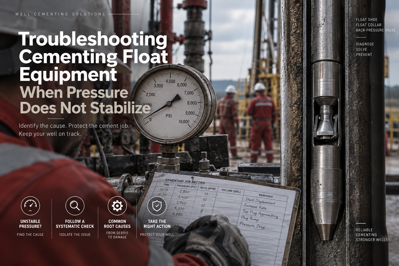 أحدث مدونات الشركة حول Troubleshooting Cementing Float Equipment When Pressure Does Not Stabilize