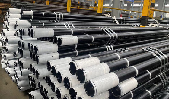 شراء API 5CT Standard 9-5/8 STC Anti High Pressure L80 أنابيب النفط الفولاذية والغلاف الكامل مع حلقات الأمان ومع الحلمة online manufacture