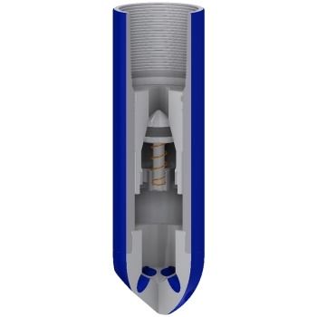 شراء حذاء طفو ذو صمام واحد قسري بالأسمنت 35 ميجا باسكال API 5CT J55 LTC 6 5/8