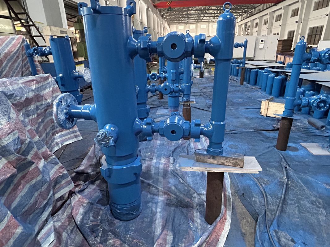 5-1/2' API غطاء LTC المرفق متصل 35Mpa ضغط العمل 54Mpa ضغط الاختبار الرأس التسمنت مزدوج