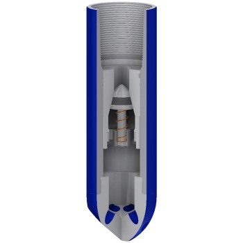 حذاء طفو SWS API الأكثر مبيعًا 8 5/8 بوصة 8.94 مم M65 STC 35 ميجا باسكال نوع إجباري بصمام واحد وحذاء طفو لأسمنت حقول النفط